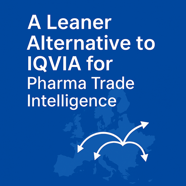 A Leaner Alternative to IQVIA for Pharma Trade Intelligence
